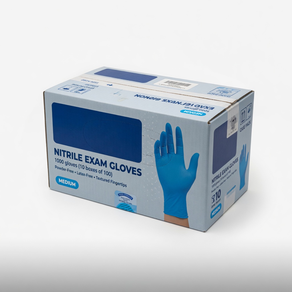 Nitrile & vinyl gloves